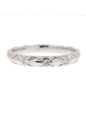Chanel Quilted Ring Diamond